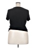 Torrid Solid Black Short Sleeve T-Shirt Size 2X Plus (2) - photo 2