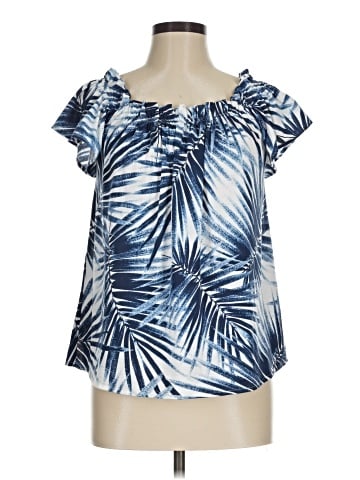 Floral & Ivy Short Sleeve Blouse (view 1)