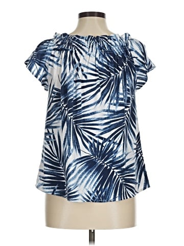 Floral & Ivy Short Sleeve Blouse (view 2)