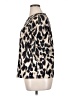 Unbranded Animal Print Ivory Short Sleeve Blouse Size XL - photo 5