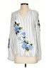 Akemi + Kin Blue Long Sleeve Blouse Size XS - photo 1