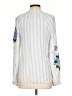 Akemi + Kin Blue Long Sleeve Blouse Size XS - photo 2