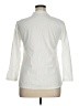 Unbranded Ivory 3/4 Sleeve Button-Down Shirt Size XL - photo 2