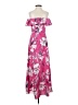Leith 100% Polyester Floral Pink Casual Dress Size XXS - photo 2