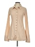 Pilcro Tan Long Sleeve Blouse Size XS - photo 1