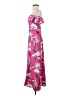 Leith 100% Polyester Floral Pink Casual Dress Size XXS - photo 5