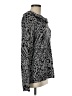 Additions by Chico's Animal Print Gray Pullover Hoodie Size Med (1) - photo 4