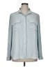 Ann Taylor LOFT 100% Polyester Solid Blue 3/4 Sleeve Blouse Size XL - photo 1