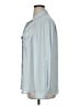 Ann Taylor LOFT 100% Polyester Solid Blue 3/4 Sleeve Blouse Size XL - photo 5