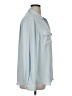 Ann Taylor LOFT 100% Polyester Solid Blue 3/4 Sleeve Blouse Size XL - photo 4