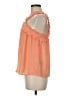 J.Crew 100% Polyester Orange Sleeveless Blouse Size 8 - photo 5