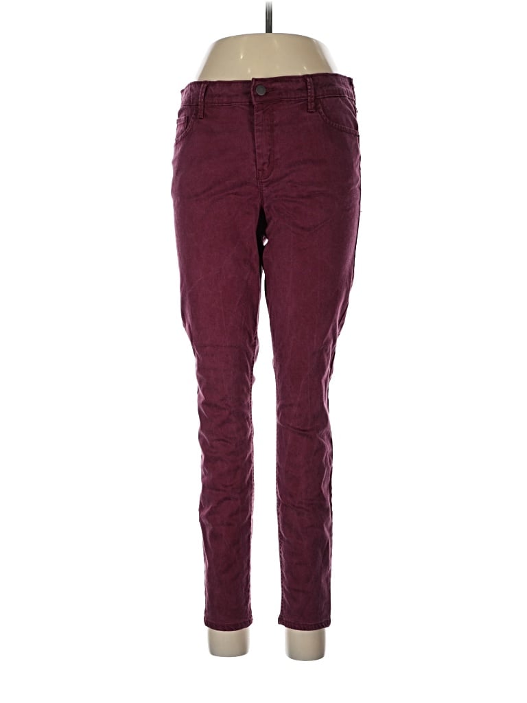 Pre-owned Old Navy Casual Pants In Burgundy