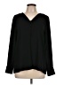 Ann Taylor Black Long Sleeve Blouse Size L - photo 1