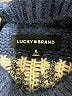 Lucky Brand Chevron-herringbone Blue Pullover Sweater Size XL - photo 4