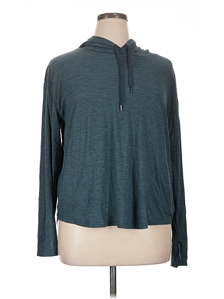 Pre-owned Active By Old Navy Pullover Sweater In Teal