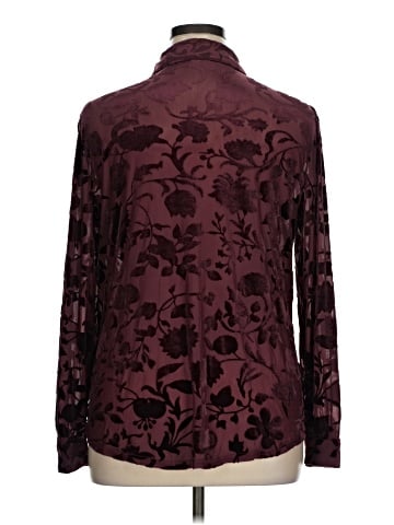 Ultra Pink Long Sleeve Blouse (view 2)