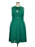 ModCloth Solid Green Casual Dress Size 2X - photo 1