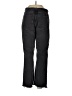 Zara Chevron-herringbone Black Jeans Size 10 - photo 2