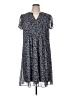 MSK 100% Polyester Print Blue Casual Dress Size 16 - photo 1