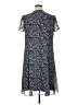 MSK 100% Polyester Print Blue Casual Dress Size 16 - photo 2