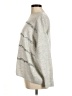 Vince Camuto Print Silver Pullover Sweater Size M - photo 5