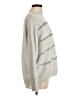 Vince Camuto Print Silver Pullover Sweater Size M - photo 4