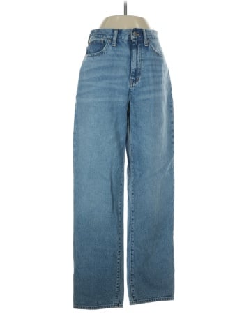 Madewell Baggy Straight Jeans in Olvera Wash (view 1)