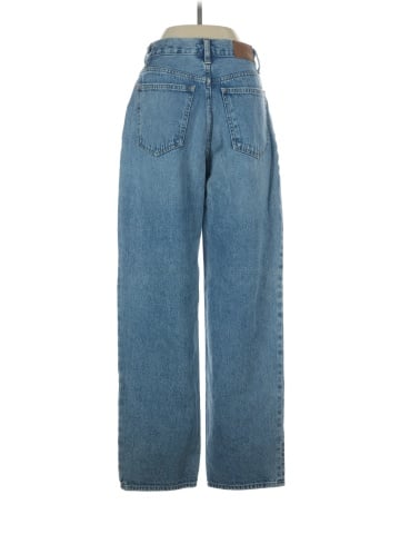 Madewell Baggy Straight Jeans in Olvera Wash (view 2)