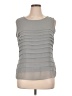 Avenue 100% Polyester Gray Sleeveless Blouse Size 14 Plus - photo 1