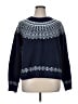 Cosmic Blue Love Argyle Blue Pullover Sweater Size XL - photo 1