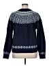 Cosmic Blue Love Argyle Blue Pullover Sweater Size XL - photo 2