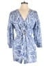 LOFT Beach Blue Romper Size S - photo 1