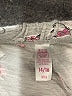 Justice Active 100% Cotton Floral Tan Gray Shorts Size 14 - 16 - photo 3