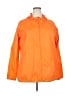 Clique 100% Polyester Solid Orange Raincoat Size 3X - photo 1