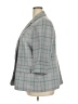 Kasper Plaid Gray Blazer Size 2X - photo 5