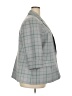 Kasper Plaid Gray Blazer Size 2X - photo 4