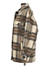Zara 100% Acetate Plaid Tan Coat Size L - photo 5