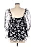 Storia Black 3/4 Sleeve Blouse Size L - photo 2