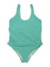 Isabel Solid Teal One Piece Swimsuit Size XXL - photo 1