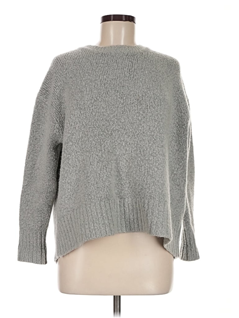 Pre-owned Zara Pullover Sweater In Gray
