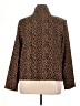 Briggs Animal Print Brown Long Sleeve Blouse Size 1X - photo 2