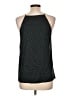 Zara Jacquard Blue Black Sleeveless Blouse Size L - photo 2