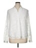 Beacon Apparel 100% Polyester Ivory Long Sleeve Blouse Size XL - photo 1