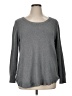 Ann Taylor LOFT 100% Cotton Solid Gray Pullover Sweater Size XL - photo 1