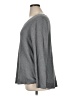 Ann Taylor LOFT 100% Cotton Solid Gray Pullover Sweater Size XL - photo 5