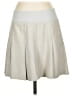 Vince. 100% Leather Solid Ivory Gray Leather Skirt Size 4 - photo 1