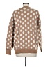 Cotton Bleu Polka Dots Tan Pullover Sweater Size M - photo 2