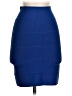 BCBGMAXAZRIA Solid Blue Formal Skirt Size XS - photo 1
