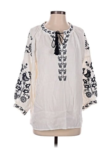 Coco + Carmen 3/4 Sleeve Blouse (view 1)