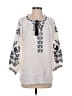 Coco + Carmen Ivory 3/4 Sleeve Blouse Size S - photo 1
